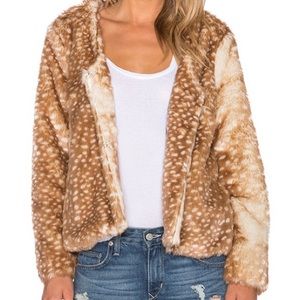 MINKPINK Oh Deer Jacket